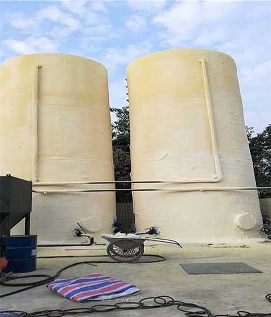 糧倉保溫硬泡聚氨酯(圖2) 糧倉保溫硬泡聚氨酯噴涂案例