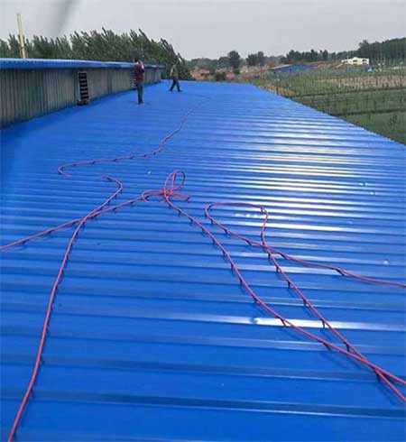 彩鋼瓦防腐涂料聚脲施工隊伍(圖1) 彩鋼瓦防腐?施工案例