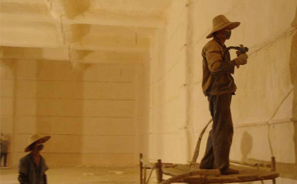 冷庫噴涂聚氨酯和冷庫庫板哪個(gè)效果好(圖3) 冷庫噴涂聚氨酯案例